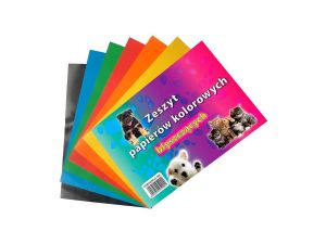 Zeszyt papierów kolorowych Cormoran A4 7k 210 mm x 297 mm