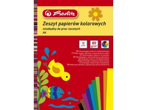 Zeszyt papierów kolorowych Herlitz A4 (9560921)