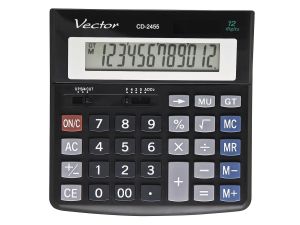 Kalkulator na biurko Vector cd2455 (KAV CD-2455 BLK)