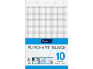 Blok do tablic flipchart Interdruk A1 10k. 80 g krata 1000 mm x 640 mm (FLI10#)