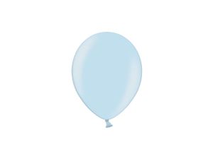 Balon gumowy Partydeco metalizowany 100 szt niebieski jasny 300mm (14M-073)