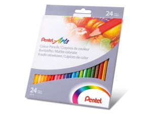 Kredki ołówkowe Pentel 24 kol. (CB8-24U)