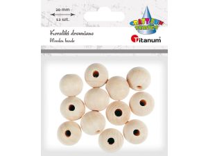 Ozdoba drewniana Titanum Craft-Fun Series koraliki (390601)