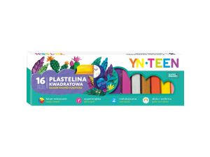 Plastelina Yn-teen 16 kol. mix