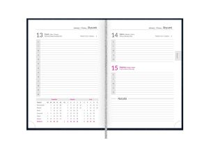Kalendarz książkowy (terminarz) 5904017424345 Top 2000 Basic 2024 bordowy A5 (400177482)