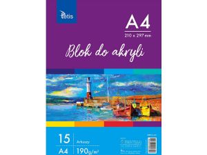 Blok artystyczny Tetis szkicownik A3 190g 15k (KB012-A4)