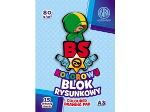 Blok rysunkowy Astra BS&RABBit ASTRAPAP A3 mix 80g 15k (106021005)