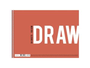 Blok rysunkowy (nd) ORANGE A4 biały 150g 30k (106020013)