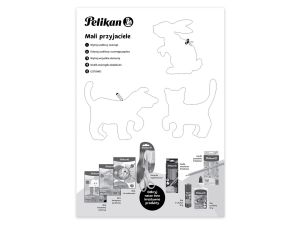 Blok rysunkowy Pelikan kreatywny premium czarny A4 czarny 10k (9589037)