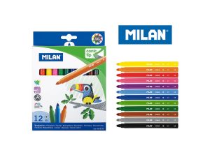 Flamastry Milan 12 kolorów (0612312)