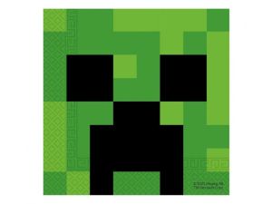 Serwetki Godan Minecraft - zielony [mm:] 330x330 (95443)