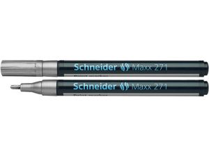 Marker olejowy Schneider Maxx 271, srebrny 1,0-2,0 mm okrągła końcówka (SR127154)