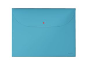 Teczka plastikowa na zatrzask Leitz Cosy A4 kolor: niebieska (47090061)