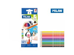 Kredki ołówkowe Milan 12 kol. (722312)