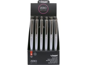 Długopis Vinson Zero Silver 0,7mm niebieski wkład mix kolorów Z3