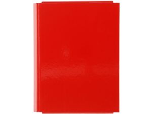 Teczka z szerokim grzbietem na rzep VauPe A5 kolor: czerwony (312/01)
