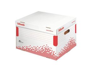 Pudło archiwizacyjne Esselte Speedbox A4 - biało-czerwony 392 mm x 301 mm x 334 mm (623914)