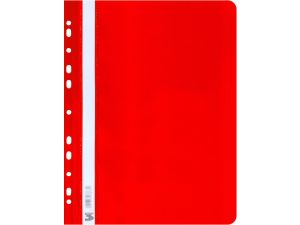 Skoroszyt Tres sztywny zawieszany czerwony A4 - czerwony 160mic. 150g (SKWA4/CZER)