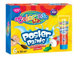 Farby plakatowe Patio colorino kolor: mix 30 ml 6 kol. (57332)