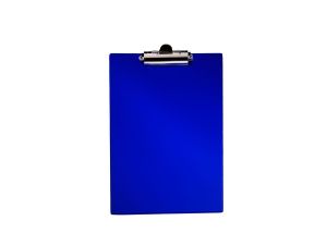 Deska z klipem (podkład do pisania) Biurfol A4 - niebieska 230 mm x 325 mm (KH-01-01)