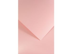 Papier ozdobny (wizytówkowy) Galeria Papieru gładki pudrowy róż A4 - różowy 210g (205502)