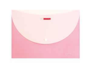 Teczka plastikowa na zatrzask Panta Plast Focus C335 A4 kolor: różowy (0410-0017-13)