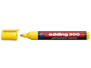 Marker permanentny Edding 300, żółty 1,5-3,00 mm okrągła końcówka (300)