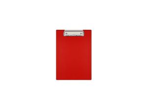 Deska z klipem (podkład do pisania) Biurfol A5 - czerwona (KH-00-04)