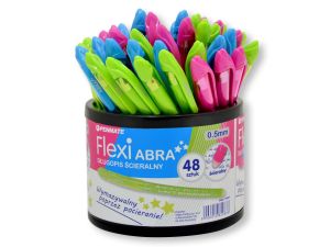 Długopis wymazywalny Penmate FLEXI ABRA colour 48 szt niebieski 0,5mm (TT8529)