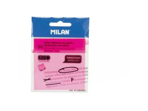 Notes samoprzylepny Milan różowy fluorescencyjny 50k 76mm x 76mm (411260850)
