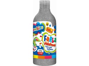Farby plakatowe Bambino Bambino w butelce 500 ml kolor: srebrny 500ml 1 kolor. (srebrny)