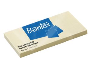Notes samoprzylepny Bantex żółty 100k 50mm x 40mm (400086386)