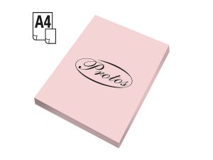 Papier kolorowy Protos A4 - różowy jasny 160 g