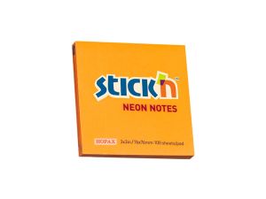 Notes samoprzylepny Stick'n pomarańczowy 100k 76mm x 76mm (21164)
