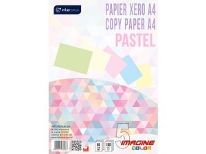 Papier kolorowy Interdruk A4 - mix (PAKSA4IN)