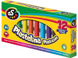 Plastelina As 12 kol. mix (5901137139302)