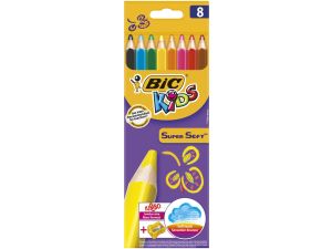 Kredki ołówkowe Bic Kids Supersoft 8 kol 8 kol. (895921)