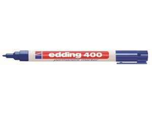 Marker permanentny Edding, niebieski 1,0mm okrągła końcówka (ED-400003)