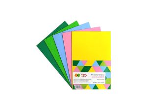 Arkusz piankowy Happy Color kolor: mix 5 ark. 200 mm x 300 mm (HA 7135 2030-FLOWER)