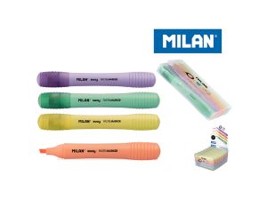 Zakreślacz Milan Sway Pastel, 4 kolory 2,0-4,0 mm (162119807)