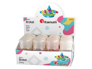 Brokat Titanum Craft-Fun Series 4 kolory x 3 szt. w buteleczkach 15g