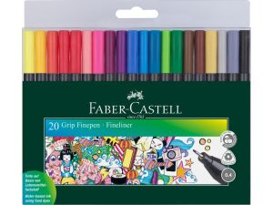 Cienkopisy Grip Faber-Castell 20 kolorów (FC151620)