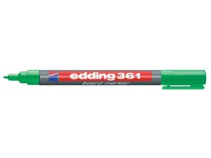 Marker suchościeralny Edding 361, zielony 1,0 mm płaska/szpic końcówka