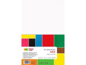 Filc Happy Color kolor: mix 10 ark. 200mm x 300mm (HA 7150 2030-MIX)