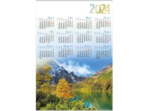 Kalendarz ścienny Lucrum TATRY plakatowy 607mm x 880mm (PL01)