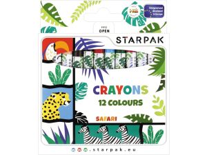 Kredki świecowe Starpak Safari 12 kol. (490936)