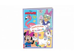 Książka dla dzieci Ameet Minnie Naklejam i Koloruję (NAK 9114)
