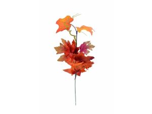 Kwiaty Arpex gałązka jesiennych liści 30cm (VZ9066)