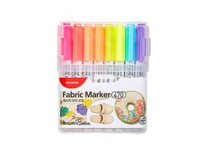 Marker permanentny Monami Fabric Marker, mix okrągła końcówka (20500055260)