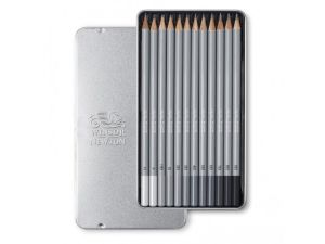 Ołówek Winsor zestaw H,F,HB,B-9B (różne) (0490007)